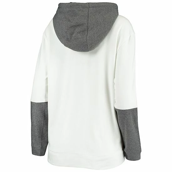 Women's Under Armour White Brooklyn Nets Combine Performance Pullover Hoodie 4 Women's Under Armour White Brooklyn Nets Combine Performance Pullover Hoodie - Image 4