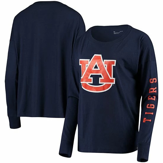 Women's Under Armour Navy Auburn Tigers 2-Hit Performance Long Sleeve T-Shirt 1 Women's Under Armour Navy Auburn Tigers 2-Hit Performance Long Sleeve T-Shirt