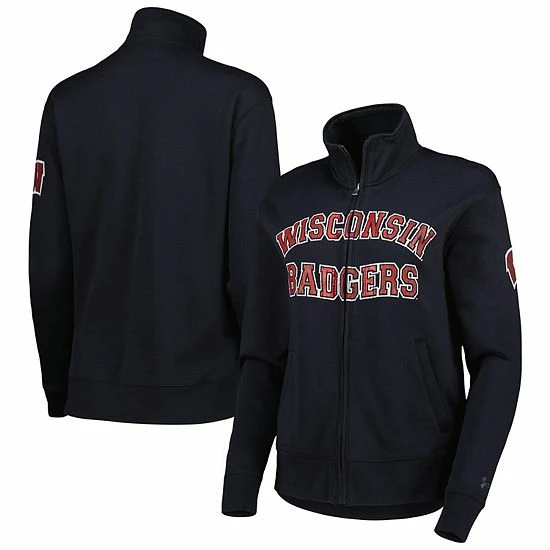 Women's Under Armour Black Wisconsin Badgers All Day Full-Zip Jacket 1 Women's Under Armour Black Wisconsin Badgers All Day Full-Zip Jacket