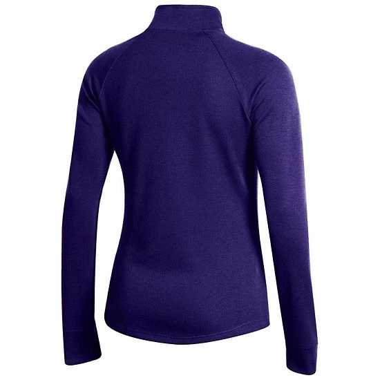 Women's Under Armour Purple Northwestern Wildcats Double-Knit Jersey Quarter-Snap Pullover Jacket 4 Women's Under Armour Purple Northwestern Wildcats Double-Knit Jersey Quarter-Snap Pullover Jacket - Image 4