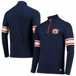 Men's Under Armour Navy Auburn Tigers Game Day Quarter-Zip Top
