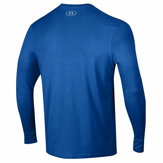 Men's Under Armour Blue Seton Hall Pirates Shooter Performance Long Sleeve T-Shirt 4 Men's Under Armour Blue Seton Hall Pirates Shooter Performance Long Sleeve T-Shirt - Image 4