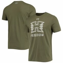 Men's Under Armour Olive Hawaii Warriors Freedom Performance T-Shirt