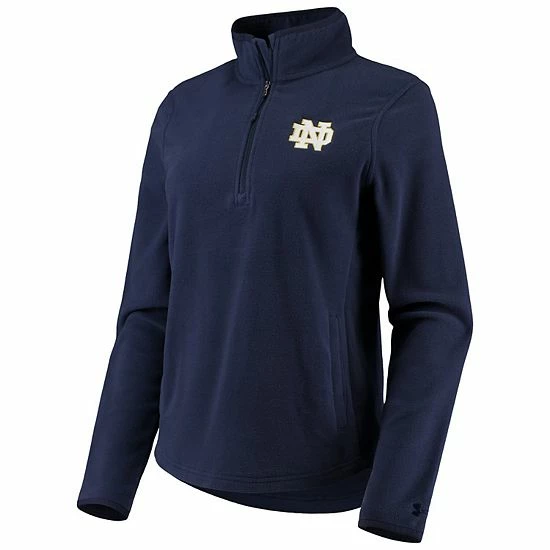 Women's Under Armour Navy Notre Dame Fighting Irish Team Performance Quarter-Zip Jacket 3 Women's Under Armour Navy Notre Dame Fighting Irish Team Performance Quarter-Zip Jacket - Image 3