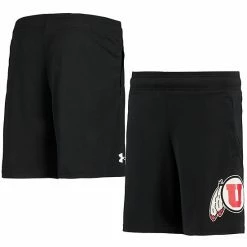 Youth Under Armour Black Utah Utes Tech Shorts