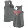 Women's Under Armour Heathered Charcoal Maryland Terrapins Tri-Blend Performance Tank Top