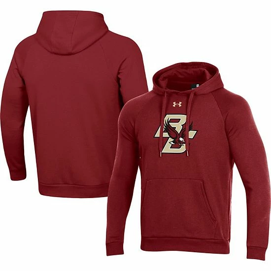 Men's Under Armour Maroon Boston College Eagles Primary School Logo All Day Raglan Pullover Hoodie 1 Men's Under Armour Maroon Boston College Eagles Primary School Logo All Day Raglan Pullover Hoodie