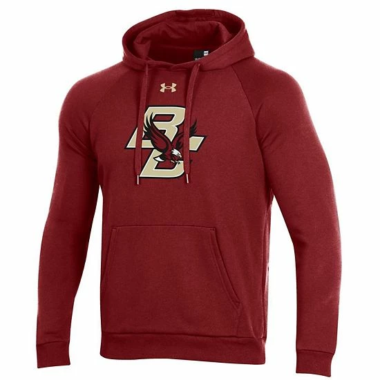 Men's Under Armour Maroon Boston College Eagles Primary School Logo All Day Raglan Pullover Hoodie 2 Men's Under Armour Maroon Boston College Eagles Primary School Logo All Day Raglan Pullover Hoodie - Image 2