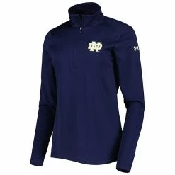 Women's Under Armour Navy Notre Dame Fighting Irish Tech Mesh Performance Quarter-Zip Jacket -Under Armour SHOP unnamed file 13763
