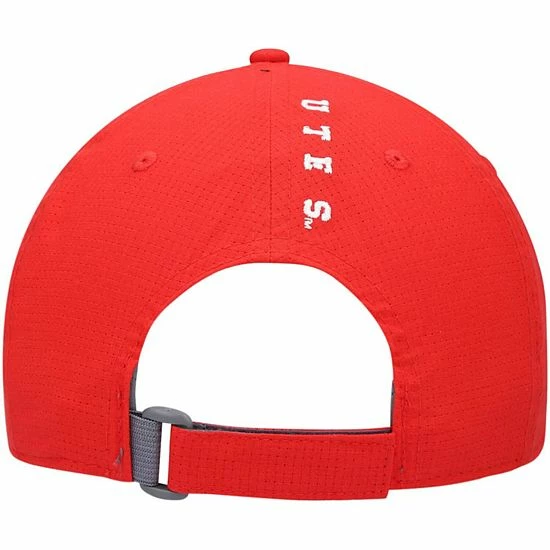 Men's Under Armour Red Utah Utes Team Sideline Airvent Performance Adjustable Hat 5 Men's Under Armour Red Utah Utes Team Sideline Airvent Performance Adjustable Hat - Image 5