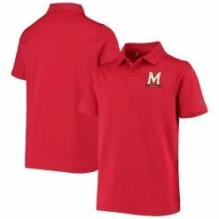 Youth Under Armour Red Maryland Terrapins Performance Polo