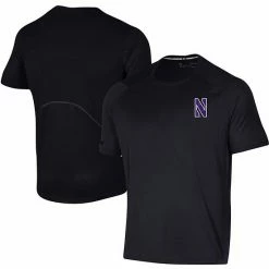 Men's Under Armour Black Northwestern Wildcats 2021 Sideline Training Performance T-Shirt