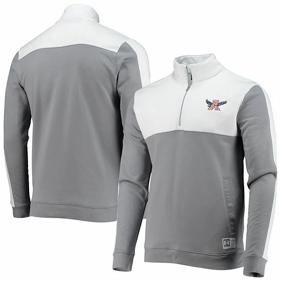 Men's Under Armour White Auburn Tigers Game Day All Day Fleece Half-Zip Jacket 1 Men's Under Armour White Auburn Tigers Game Day All Day Fleece Half-Zip Jacket