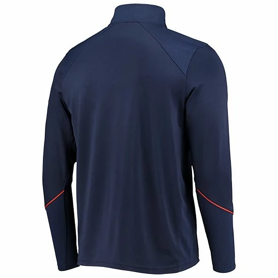 Men's Under Armour Navy Auburn Tigers Sideline Performance Lightweight Quarter-Zip Jacket 4 Men's Under Armour Navy Auburn Tigers Sideline Performance Lightweight Quarter-Zip Jacket - Image 4