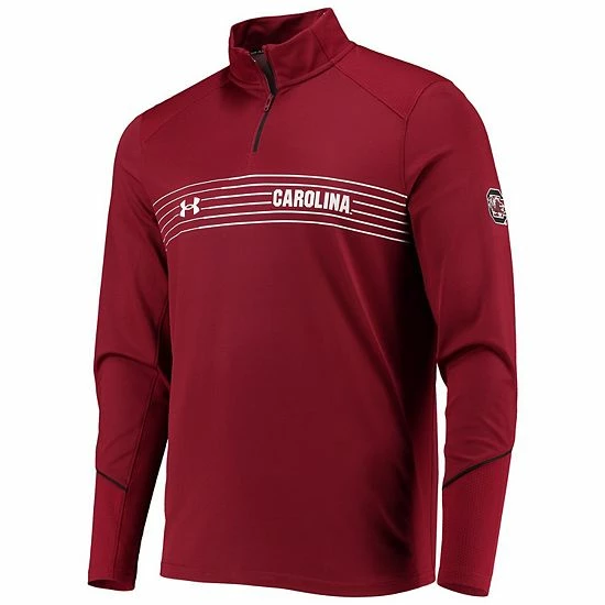 Men's Under Armour Garnet South Carolina Gamecocks Sideline Performance Lightweight Quarter-Zip Jacket 2 Men's Under Armour Garnet South Carolina Gamecocks Sideline Performance Lightweight Quarter-Zip Jacket - Image 2