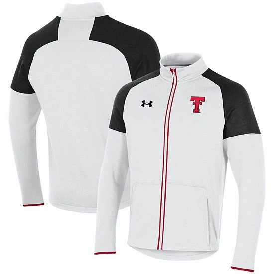 Men's Under Armour White Texas Tech Red Raiders Throwback Special Game Full-Zip Fleece Jacket 1 Men's Under Armour White Texas Tech Red Raiders Throwback Special Game Full-Zip Fleece Jacket