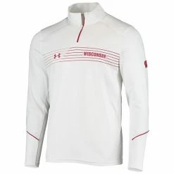 Men's Under Armour White Wisconsin Badgers Sideline Performance Lightweight Quarter-Zip Jacket 6 Men's Under Armour White Wisconsin Badgers Sideline Performance Lightweight Quarter-Zip Jacket -Under Armour SHOP unnamed file 13898