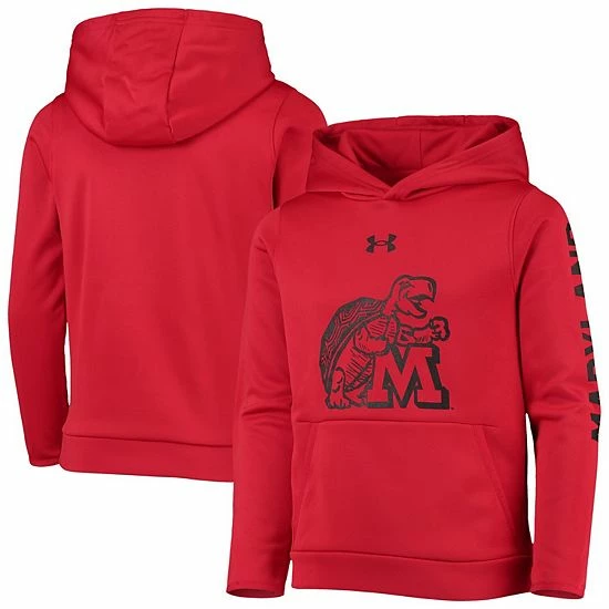 Youth Under Armour Red Maryland Terrapins Fleece 2-Hit Pullover Hoodie 1 Youth Under Armour Red Maryland Terrapins Fleece 2-Hit Pullover Hoodie