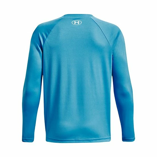 Boys 8-20 Under Armour Tech Big Logo Tee Red 2 Boys 8-20 Under Armour Tech Big Logo Tee Red - Image 2