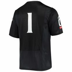 Men's Under Armour #1 Black Cincinnati Bearcats Logo Replica Football Jersey 7 Men's Under Armour #1 Black Cincinnati Bearcats Logo Replica Football Jersey -Under Armour SHOP unnamed file 13936
