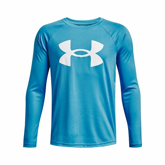Boys 8-20 Under Armour Tech Big Logo Tee Red 4 Boys 8-20 Under Armour Tech Big Logo Tee Red - Image 4