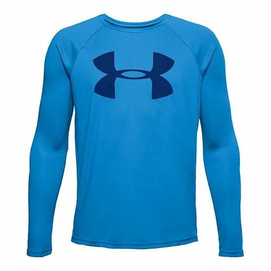 Boys 8-20 Under Armour Tech Big Logo Tee Red 5 Boys 8-20 Under Armour Tech Big Logo Tee Red - Image 5