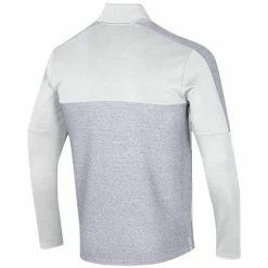 Men's Under Armour White/Heathered Gray Utah Utes Apollo Half-Zip Jacket -Under Armour SHOP unnamed file 13966