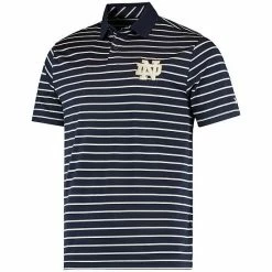 Men's Under Armour Navy Notre Dame Fighting Irish Wordmark Stripe Performance Polo -Under Armour SHOP unnamed file 13986