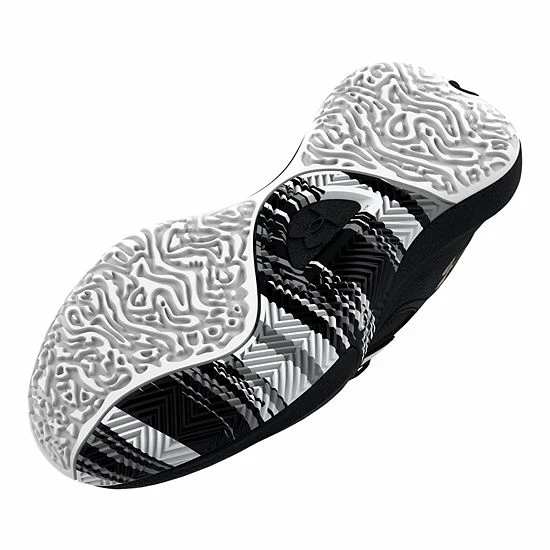 Under Armour Lockdown 6 Big Kids' Basketball Shoes Black Gray Mist Lime 4 Under Armour Lockdown 6 Big Kids' Basketball Shoes Black Gray Mist Lime - Image 4