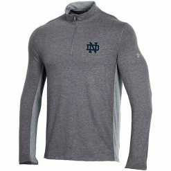 Men's Under Armour Heathered Charcoal Notre Dame Fighting Irish Performance Quarter-Zip Jacket -Under Armour SHOP unnamed file 14002