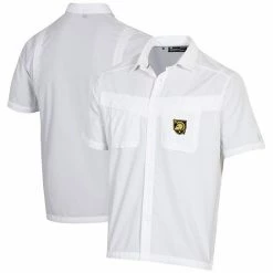 Army Black Knights Under Armour Tide Chaser Performance Button-Up Shirt - White