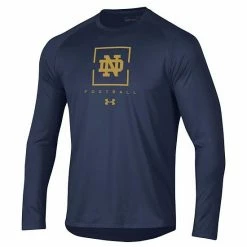 Men's Under Armour Navy Notre Dame Fighting Irish Football Raglan Long Sleeve T-Shirt -Under Armour SHOP unnamed file 14036