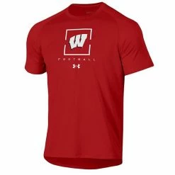 Men's Under Armour Red Wisconsin Badgers Tech Performance Raglan T-Shirt -Under Armour SHOP unnamed file 14040