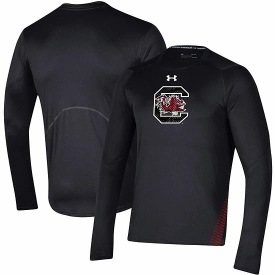 Men's Under Armour Black South Carolina Gamecocks 2021 Sideline Training Performance Long Sleeve T-Shirt 2 Men's Under Armour Black South Carolina Gamecocks 2021 Sideline Training Performance Long Sleeve T-Shirt - Image 2