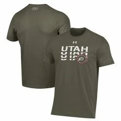 Men's Under Armour Olive Utah Utes Freedom Repeat Performance T-Shirt
