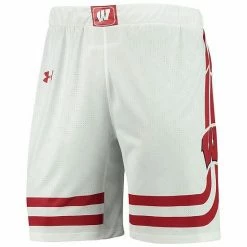 Men's Under Armour White Wisconsin Badgers Team Replica Basketball Shorts 6 Men's Under Armour White Wisconsin Badgers Team Replica Basketball Shorts -Under Armour SHOP unnamed file 14082
