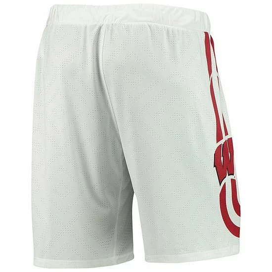 Men's Under Armour White Wisconsin Badgers Team Replica Basketball Shorts 4 Men's Under Armour White Wisconsin Badgers Team Replica Basketball Shorts - Image 4
