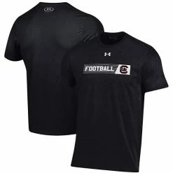 Men's Under Armour Black South Carolina Gamecocks Football Sideline T-Shirt