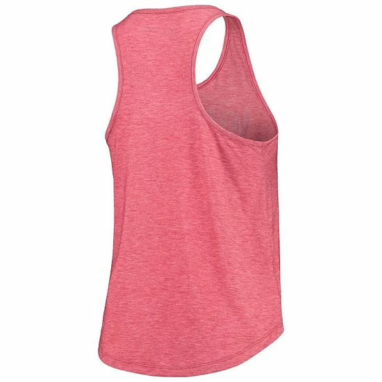 Women's Under Armour Heathered Red Wisconsin Badgers Tri-Blend Performance Tank Top 4 Women's Under Armour Heathered Red Wisconsin Badgers Tri-Blend Performance Tank Top - Image 4