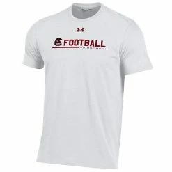 Men's Under Armour White South Carolina Gamecocks 2022 Sideline Football Performance Cotton T-Shirt -Under Armour SHOP unnamed file 14146