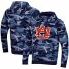 Men's Under Armour Navy Auburn Tigers Logo Camo All Day Raglan Pullover Hoodie