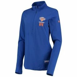 Women's Under Armour Blue New York Knicks Combine Lock Up Tri-Blend Performance Half-Zip Jacket 6 Women's Under Armour Blue New York Knicks Combine Lock Up Tri-Blend Performance Half-Zip Jacket -Under Armour SHOP unnamed file 14165