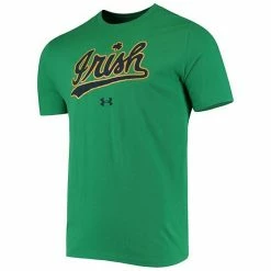 Men's Under Armour Kelly Green Notre Dame Fighting Irish Wordmark Logo Performance Cotton T-Shirt 6 Men's Under Armour Kelly Green Notre Dame Fighting Irish Wordmark Logo Performance Cotton T-Shirt -Under Armour SHOP unnamed file 14193