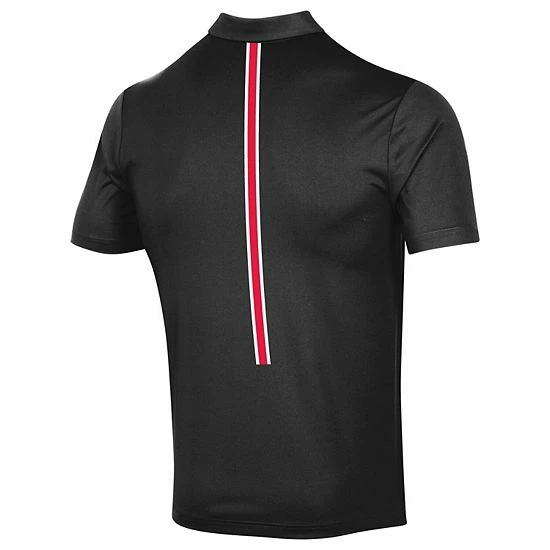 Men's Under Armour Black Texas Tech Red Raiders Throwback Polo 4 Men's Under Armour Black Texas Tech Red Raiders Throwback Polo - Image 4