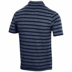 Men's Under Armour Navy Notre Dame Fighting Irish Charged Cotton Stripe Tri-Blend Polo -Under Armour SHOP unnamed file 14203