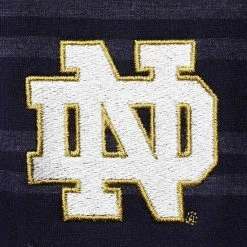 Men's Under Armour Navy Notre Dame Fighting Irish Charged Cotton Stripe Tri-Blend Polo -Under Armour SHOP unnamed file 14204
