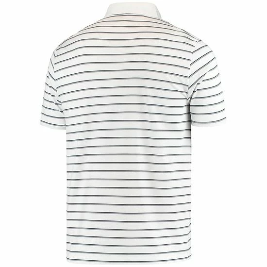Men's Under Armour White Navy Midshipmen Wordmark Stripe Performance Polo 4 Men's Under Armour White Navy Midshipmen Wordmark Stripe Performance Polo - Image 4
