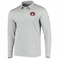 Men's Under Armour Gray Auburn Tigers Performance Tri-Blend Long Sleeve Polo -Under Armour SHOP unnamed file 14241