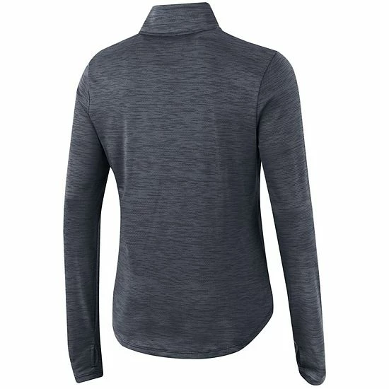 Women's Under Armour Black Maryland Terrapins Vent Space-Dye Performance Quarter-Zip Jacket 4 Women's Under Armour Black Maryland Terrapins Vent Space-Dye Performance Quarter-Zip Jacket - Image 4