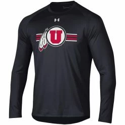 Men's Under Armour Black Utah Utes Logo Stripe Performance Raglan Long Sleeve T-Shirt 6 Men's Under Armour Black Utah Utes Logo Stripe Performance Raglan Long Sleeve T-Shirt -Under Armour SHOP unnamed file 14326